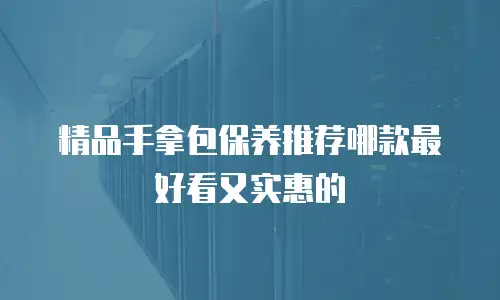 精品手拿包保养推荐哪款最好看又实惠的