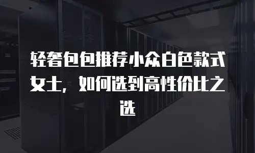 轻奢包包推荐小众白色款式女士，如何选到高性价比之选