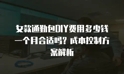 女款通勤包DIY费用多少钱一个月合适吗？成本控制方案解析