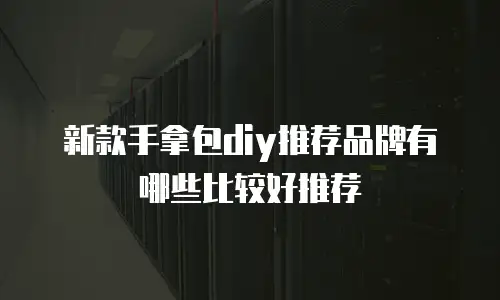 新款手拿包diy推荐品牌有哪些比较好推荐