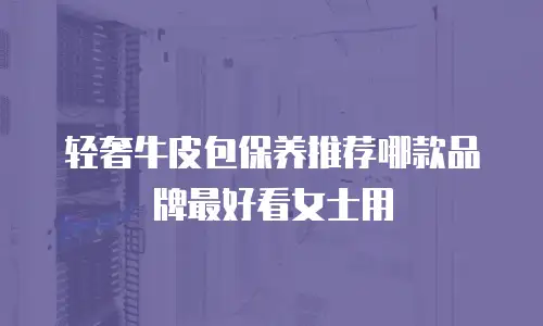 轻奢牛皮包保养推荐哪款品牌最好看女士用