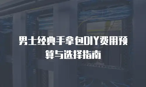 男士经典手拿包DIY费用预算与选择指南