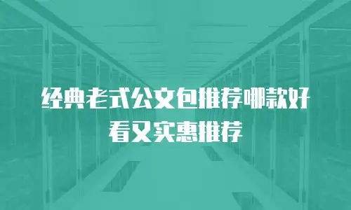 经典老式公文包推荐哪款好看又实惠推荐