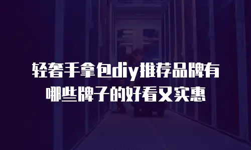 轻奢手拿包diy推荐品牌有哪些牌子的好看又实惠
