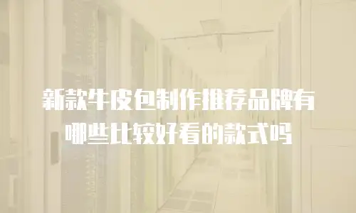 新款牛皮包制作推荐品牌有哪些比较好看的款式吗