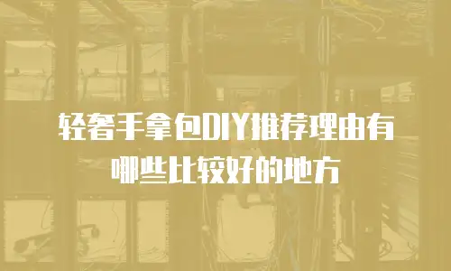 轻奢手拿包DIY推荐理由有哪些比较好的地方