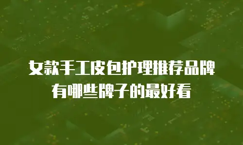 女款手工皮包护理推荐品牌有哪些牌子的最好看