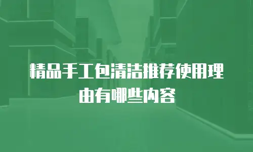 精品手工包清洁推荐使用理由有哪些内容