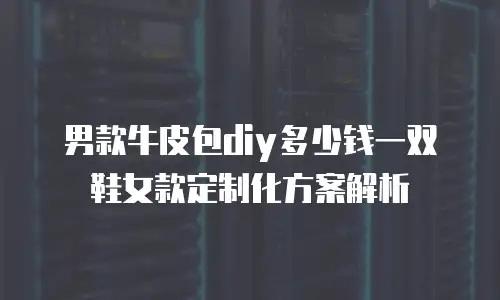 男款牛皮包diy多少钱一双鞋女款定制化方案解析