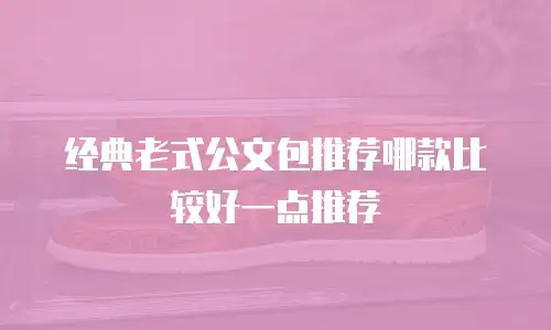 经典老式公文包推荐哪款比较好一点推荐