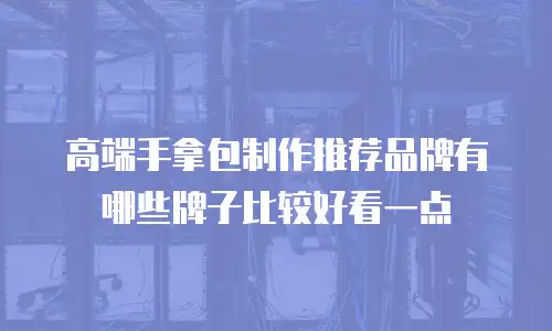 高端手拿包制作推荐品牌有哪些牌子比较好看一点