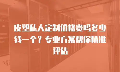 皮塑私人定制价格贵吗多少钱一个？专业方案帮你精准评估