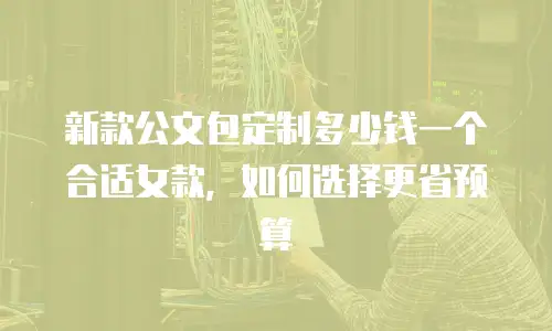 新款公文包定制多少钱一个合适女款，如何选择更省预算