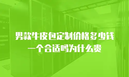 男款牛皮包定制价格多少钱一个合适吗为什么贵