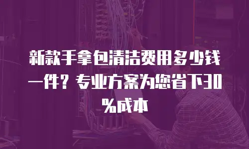 新款手拿包清洁费用多少钱一件？专业方案为您省下30%成本
