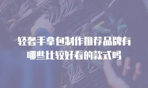 轻奢手拿包制作推荐品牌有哪些比较好看的款式吗