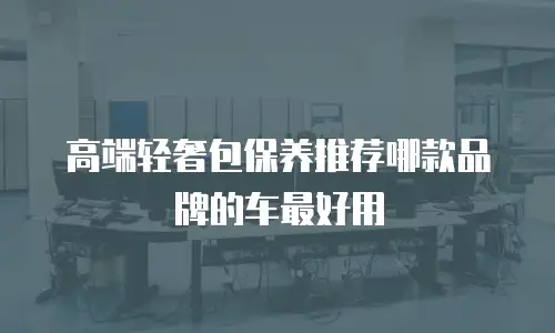 高端轻奢包保养推荐哪款品牌的车最好用