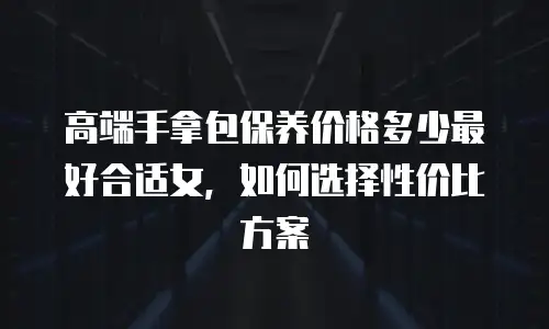 高端手拿包保养价格多少最好合适女，如何选择性价比方案