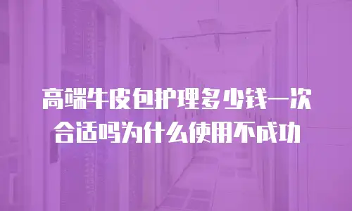 高端牛皮包护理多少钱一次合适吗为什么使用不成功