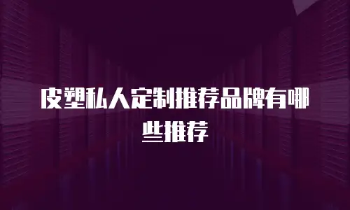 皮塑私人定制推荐品牌有哪些推荐