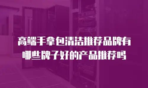 高端手拿包清洁推荐品牌有哪些牌子好的产品推荐吗