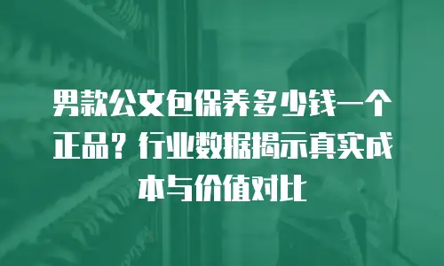 男款公文包保养多少钱一个正品？行业数据揭示真实成本与价值对比