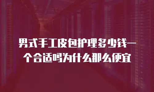 男式手工皮包护理多少钱一个合适吗为什么那么便宜