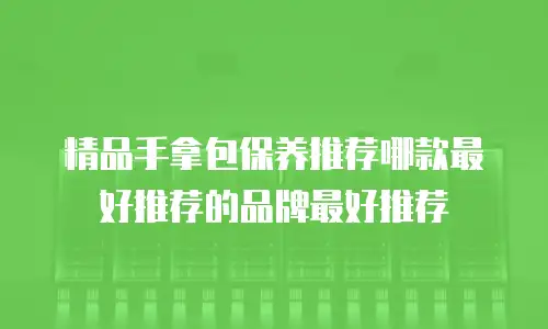 精品手拿包保养推荐哪款最好推荐的品牌最好推荐