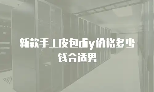新款手工皮包diy价格多少钱合适男