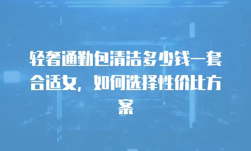 轻奢通勤包清洁多少钱一套合适女，如何选择性价比方案