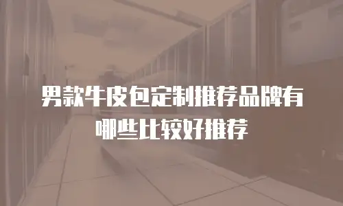 男款牛皮包定制推荐品牌有哪些比较好推荐