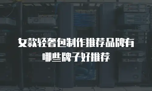女款轻奢包制作推荐品牌有哪些牌子好推荐