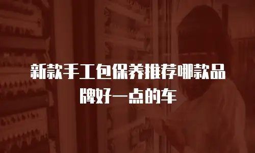 新款手工包保养推荐哪款品牌好一点的车