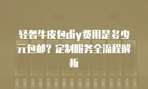 轻奢牛皮包diy费用是多少元包邮？定制服务全流程解析