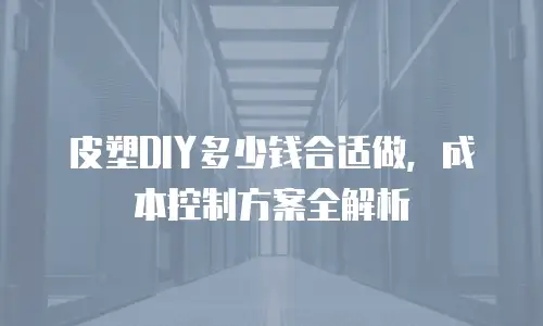皮塑DIY多少钱合适做，成本控制方案全解析