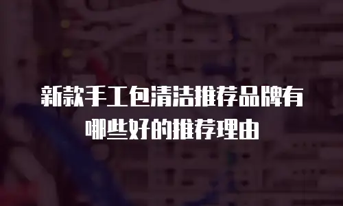 新款手工包清洁推荐品牌有哪些好的推荐理由