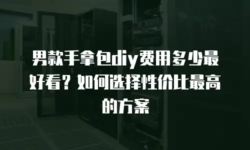 男款手拿包diy费用多少最好看？如何选择性价比最高的方案