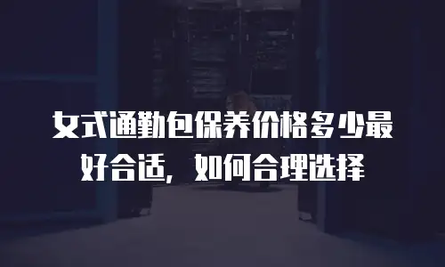 女式通勤包保养价格多少最好合适，如何合理选择