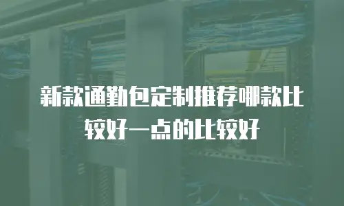新款通勤包定制推荐哪款比较好一点的比较好