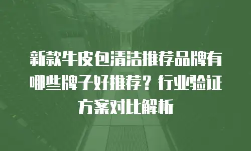 新款牛皮包清洁推荐品牌有哪些牌子好推荐？行业验证方案对比解析