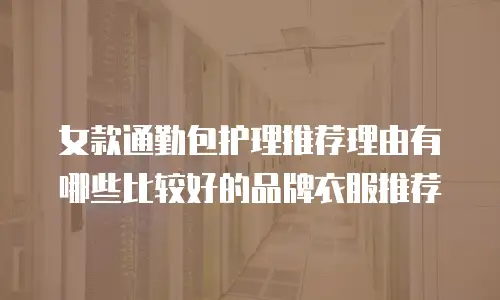 女款通勤包护理推荐理由有哪些比较好的品牌衣服推荐