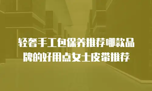 轻奢手工包保养推荐哪款品牌的好用点女士皮带推荐