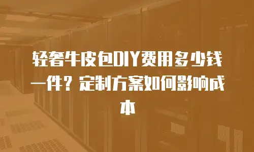 轻奢牛皮包DIY费用多少钱一件？定制方案如何影响成本
