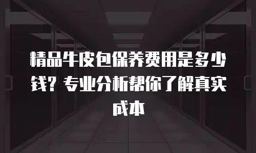 精品牛皮包保养费用是多少钱？专业分析帮你了解真实成本