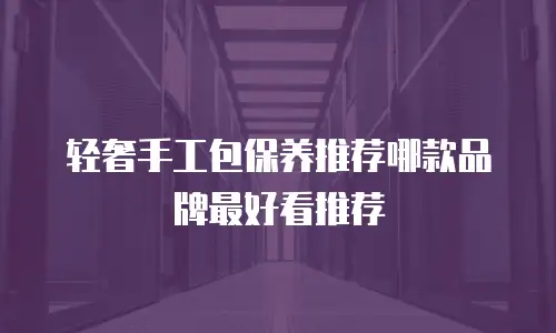 轻奢手工包保养推荐哪款品牌最好看推荐