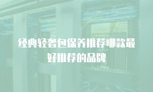 经典轻奢包保养推荐哪款最好推荐的品牌