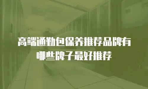 高端通勤包保养推荐品牌有哪些牌子最好推荐