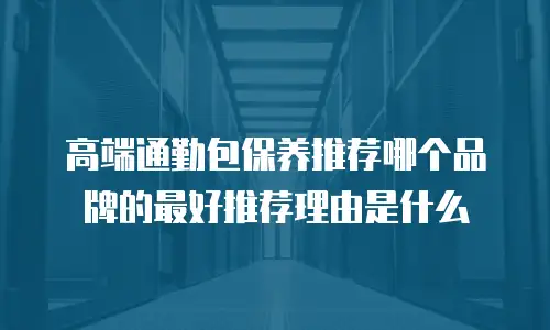 高端通勤包保养推荐哪个品牌的最好推荐理由是什么