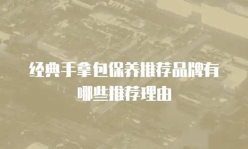 经典手拿包保养推荐品牌有哪些推荐理由
