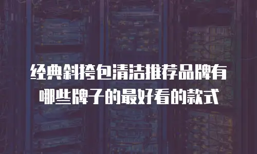 经典斜挎包清洁推荐品牌有哪些牌子的最好看的款式